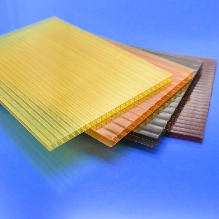 2mm White Hollow Polycarbonate Sheet For Advertising Plate