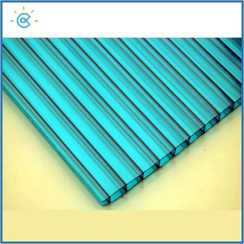 Xinhai Plastic Hollow Two Layers Polycarbonate Sheet