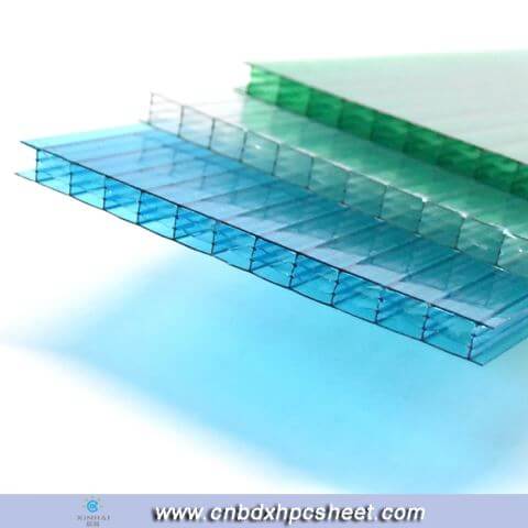 Colored Hollow Polycarbonate Sheet