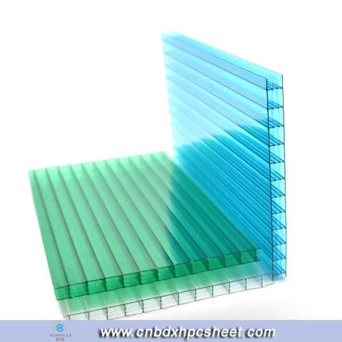 Colored Multiwall Polycarbonate Sheet