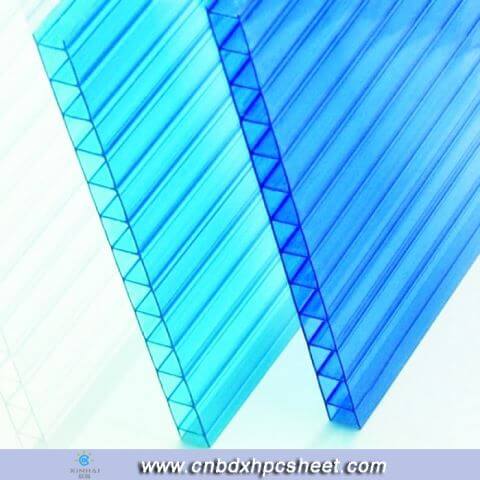 Colored Twin Wall Polycarbonate Sheets