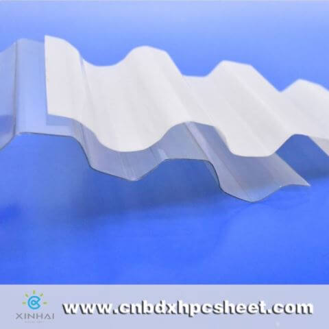 Corrugated Polycarbonate Roofing Clear Plastic Sheet