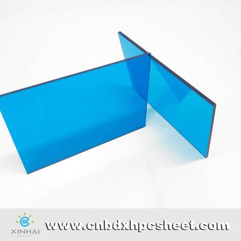 Flexible Hard Solid Blue Plastic Polycarbonate Sheets