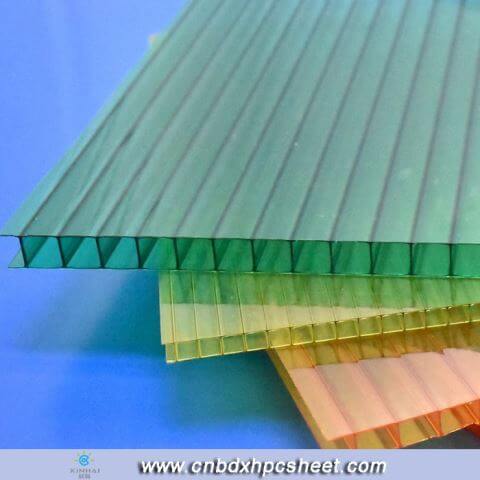 Greenhouse Roofing Plastic Green Polycarbonate Sheet