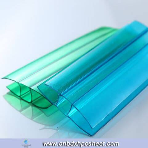 Polycarbonate Multiwall Accessories Profile Hollow Sheet