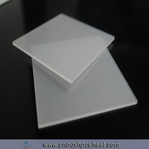 Plastic Awnings Sheet Frosted Solid Polycarbonate Sheet