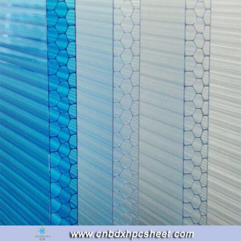 Plastic Greenhouse Canopy Polycarbonate Honeycomb Sheet