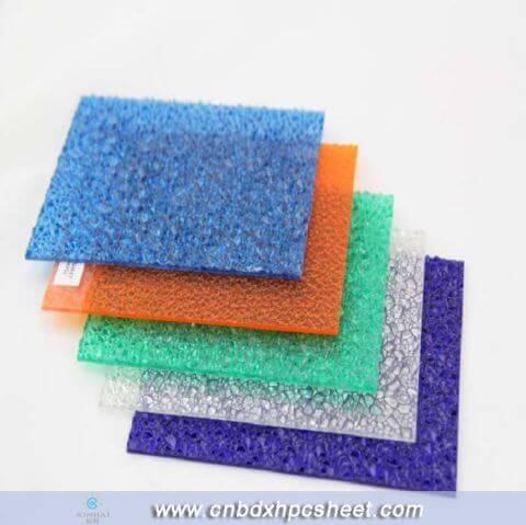 Plastic Sheet Polycarbonate Embossed Panels