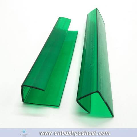 Polycarbonate Accessories Profile Pc Roofing Sheets