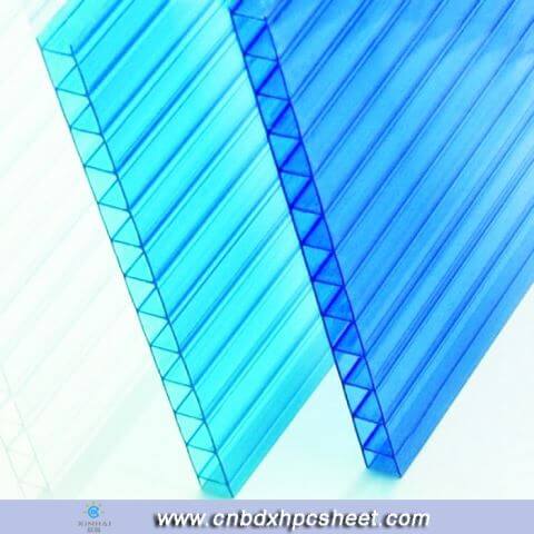 Twin Wall Hollow Polycarb Sheet