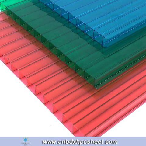 Two Wall Hollow Polycarbonate Sheet Plastic Sheet Panels