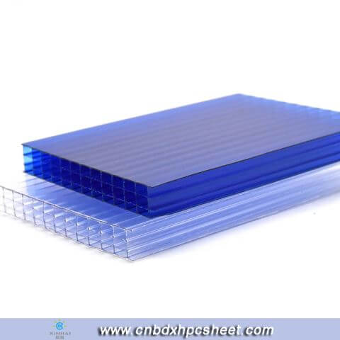 UV Coated Plastic Carport Four Wall Polycarbonate Hollow Sheet